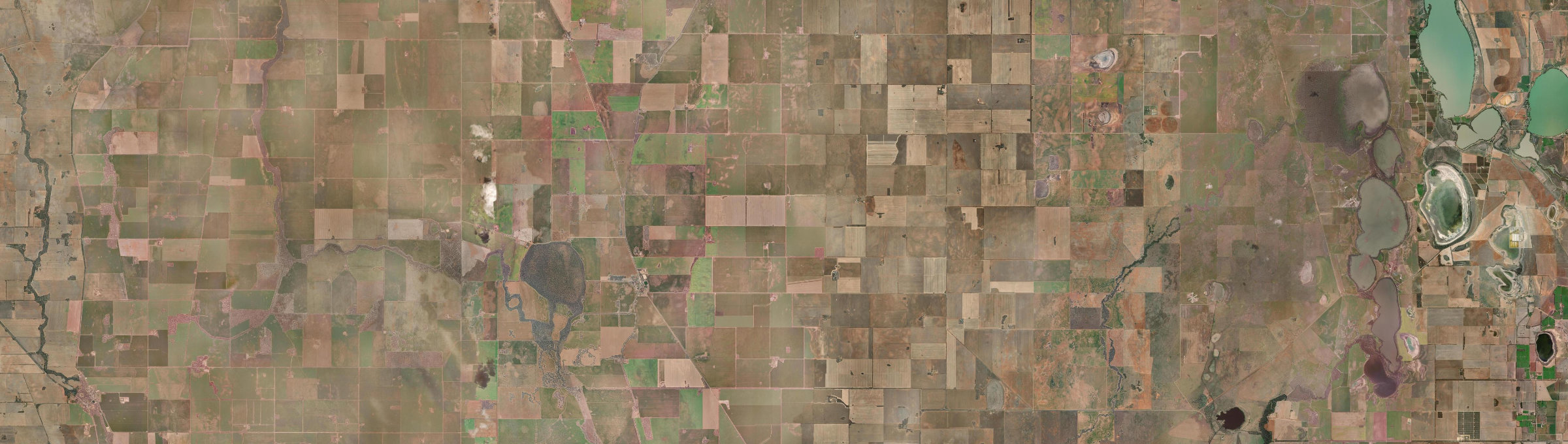 Aerial view of Lalbert, VIC