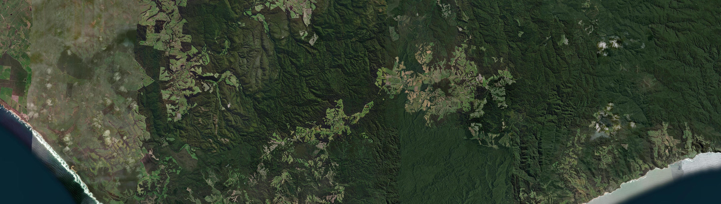 Aerial view of Wyelangta, VIC