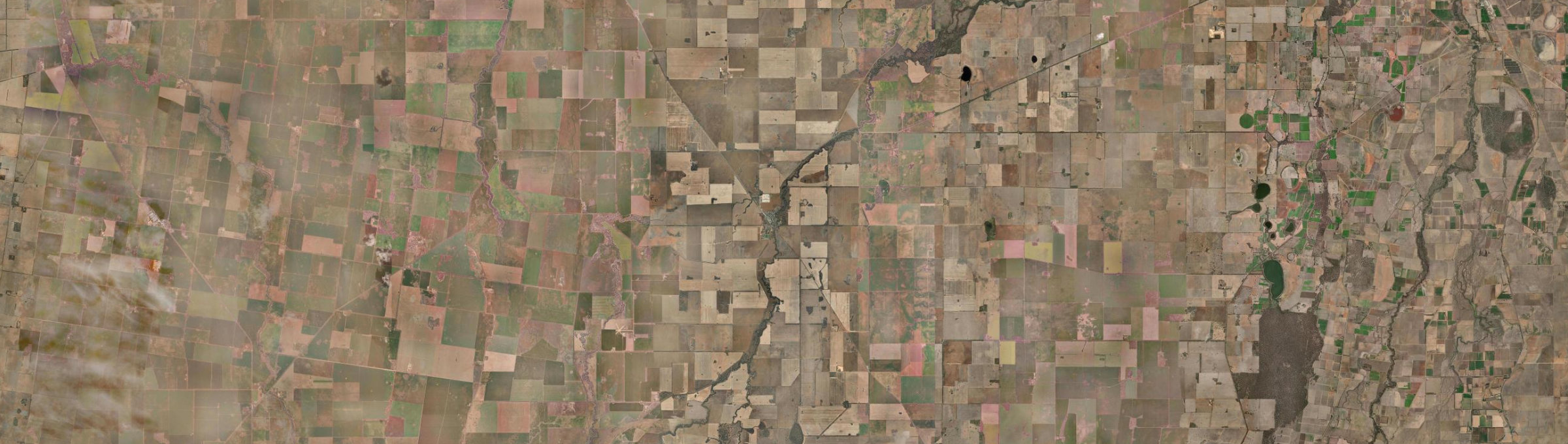 Aerial view of Quambatook, VIC
