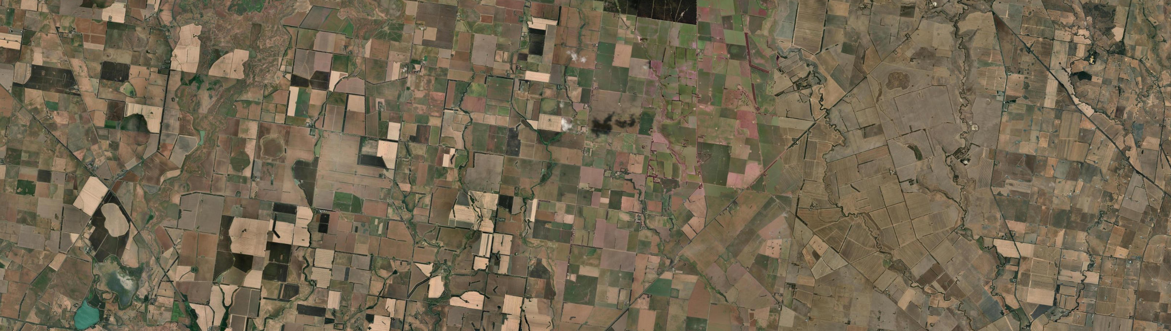 Aerial view of Mount Bute, VIC
