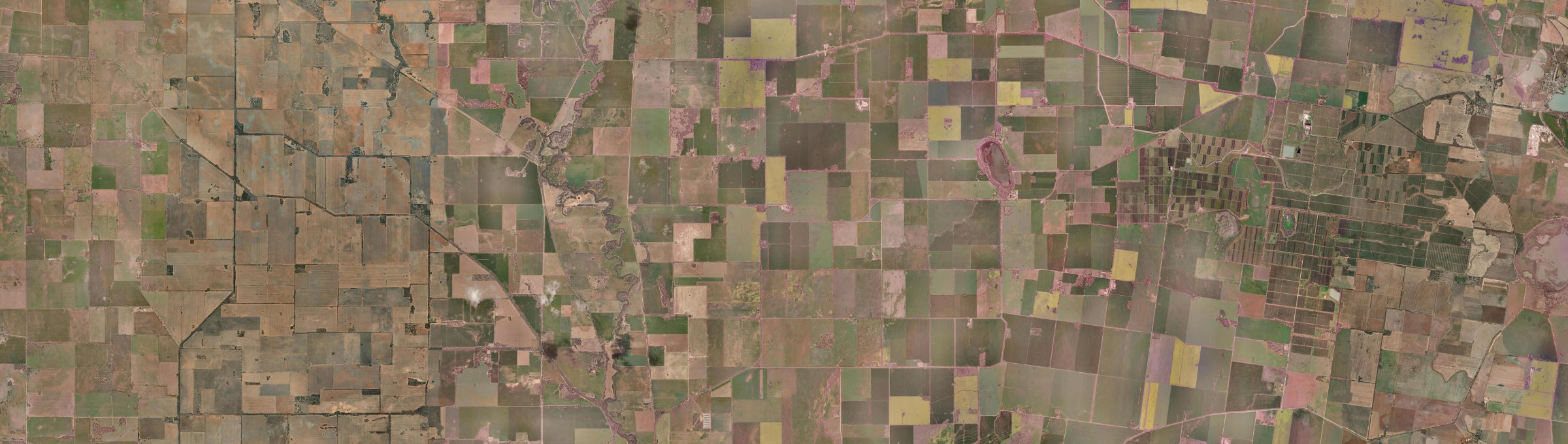 Aerial view of Nareewillock, VIC
