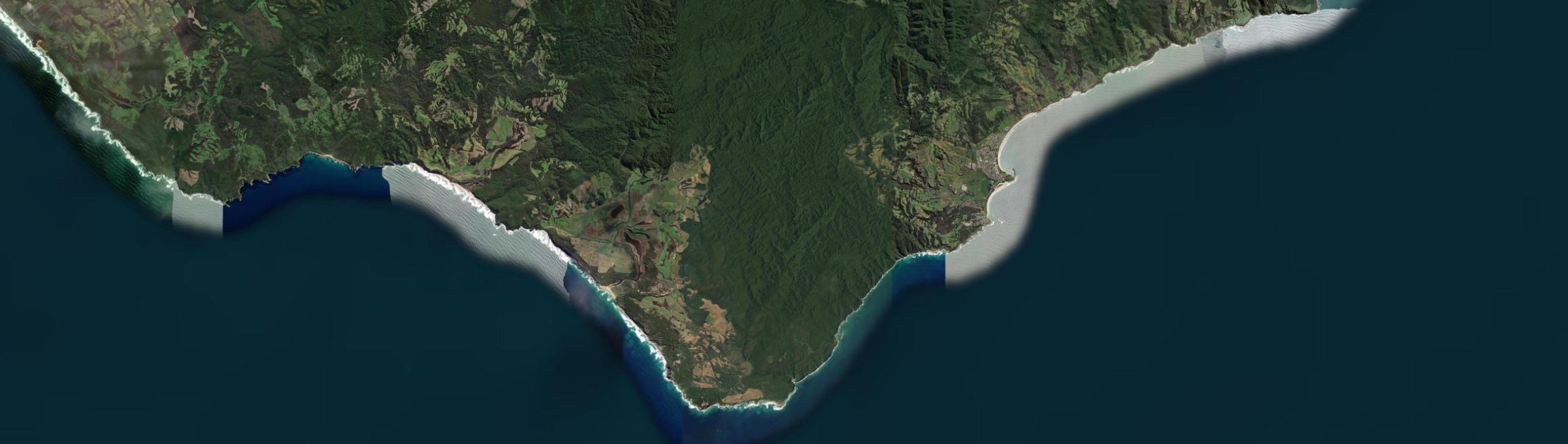 Aerial view of Cape Otway, VIC