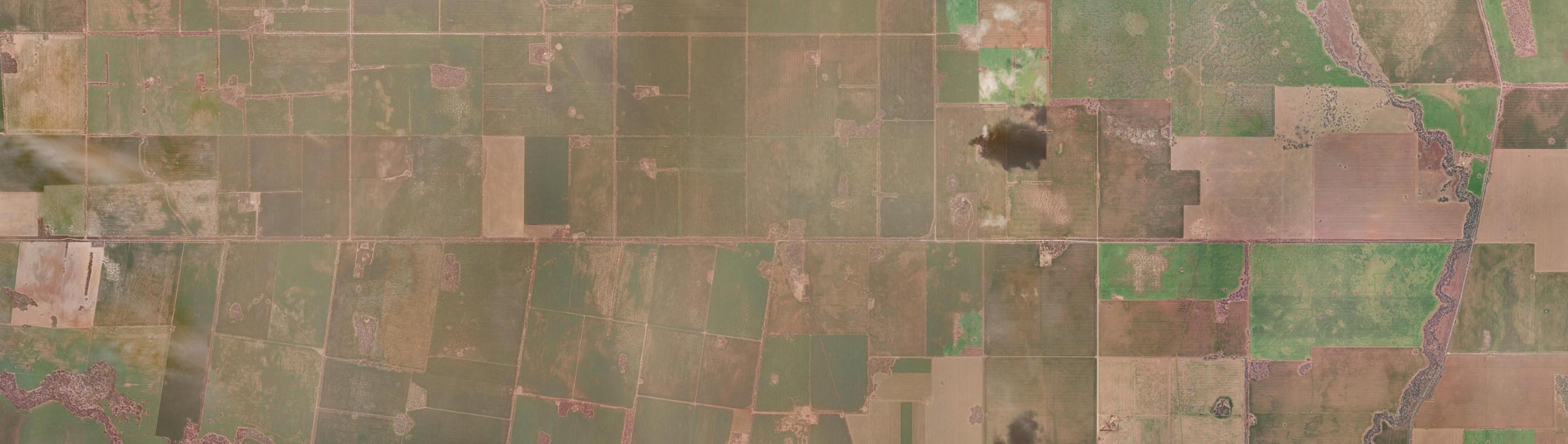 Aerial view of Cokum, VIC