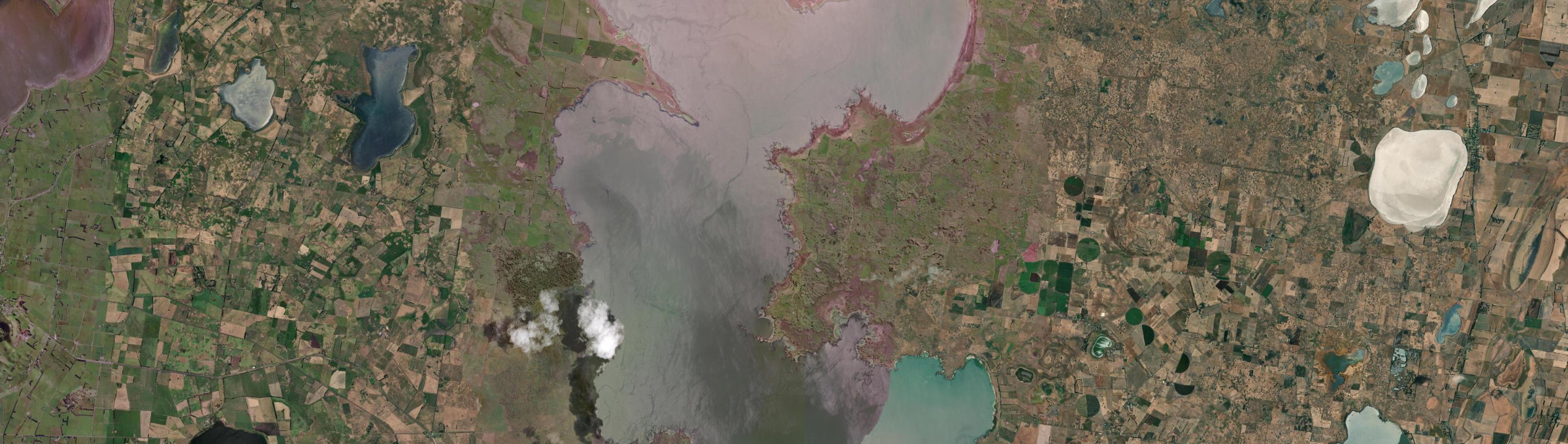 Aerial view of Wool Wool, VIC