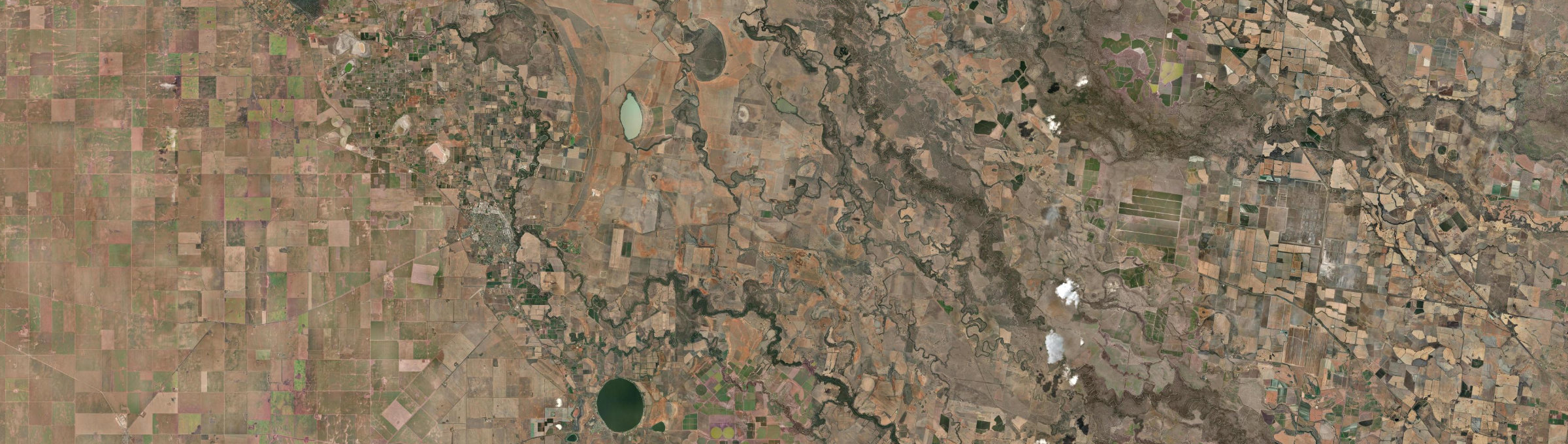 Aerial view of Mellool, NSW