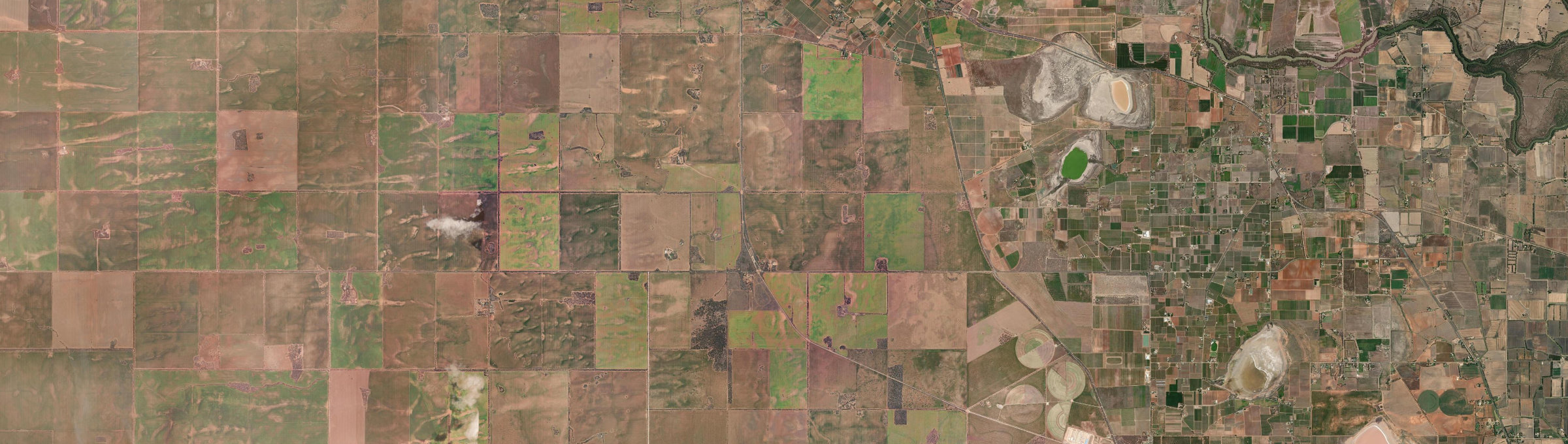 Aerial view of Pira, VIC