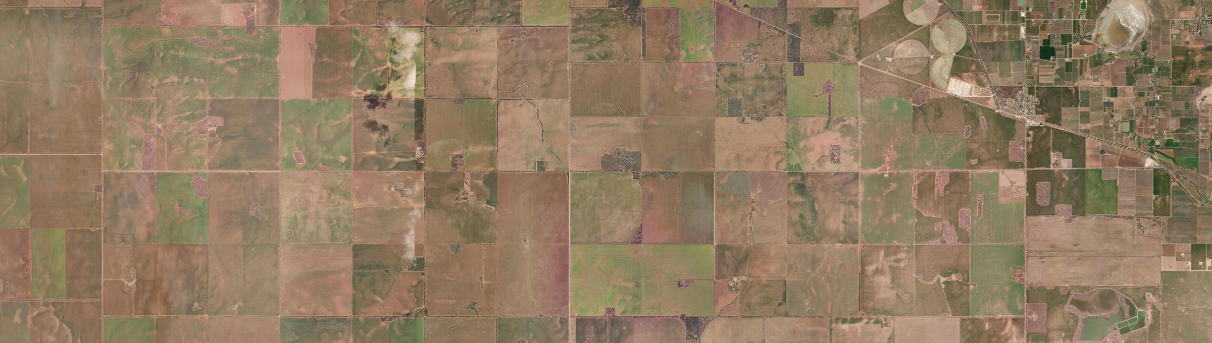 Aerial view of Bulga (Vic.), VIC