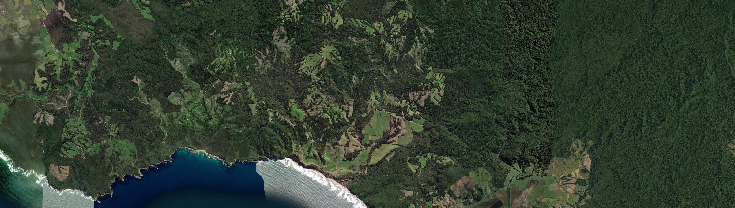 Aerial view of Johanna, VIC