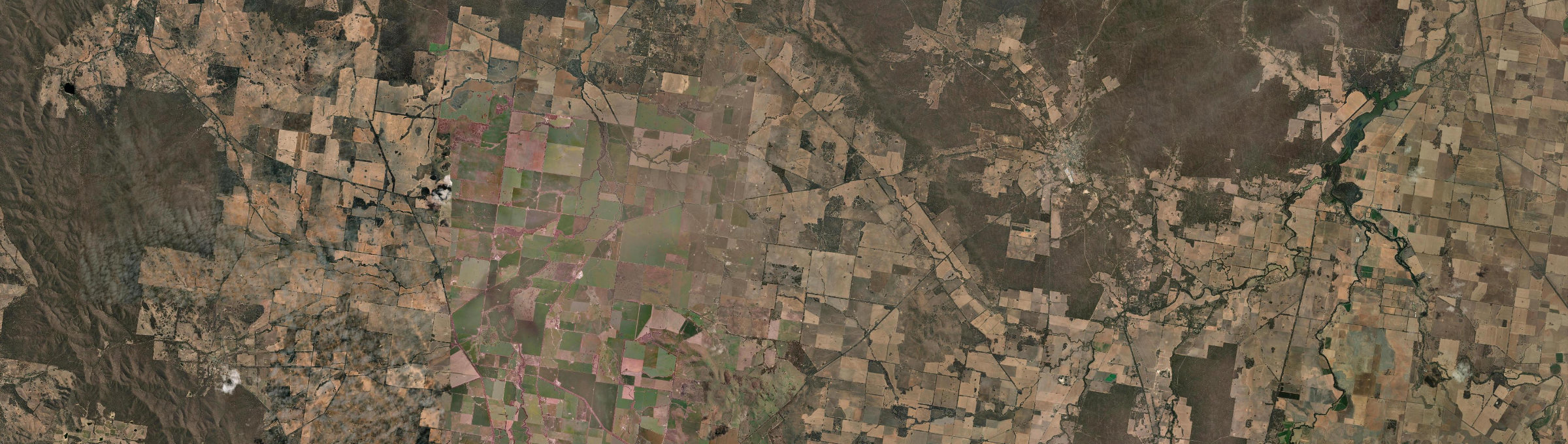 Aerial view of Dunluce, VIC