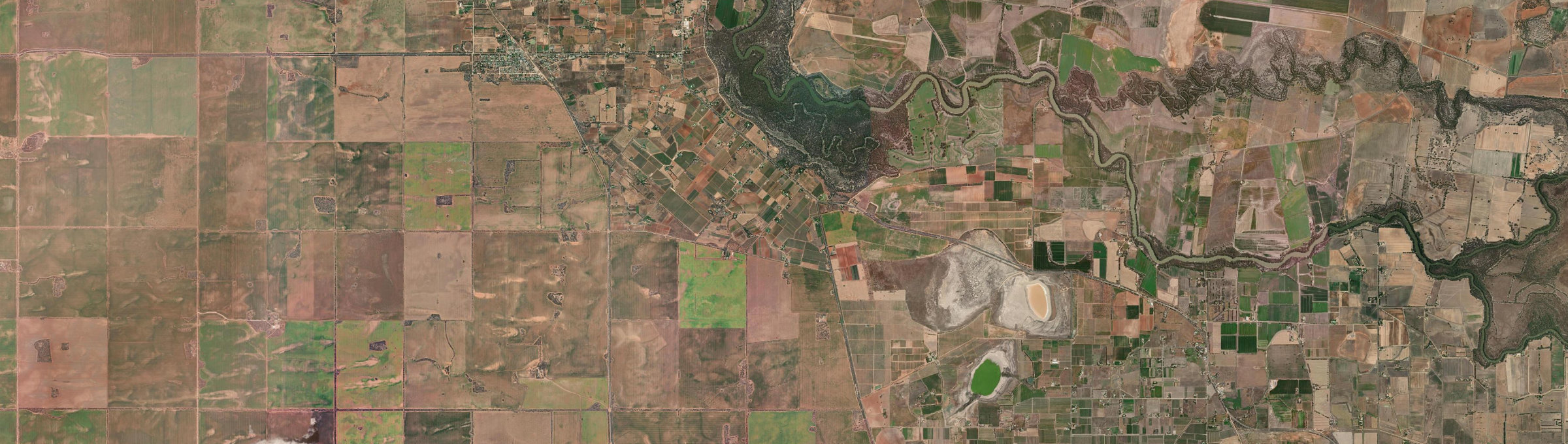 Aerial view of Vinifera, VIC
