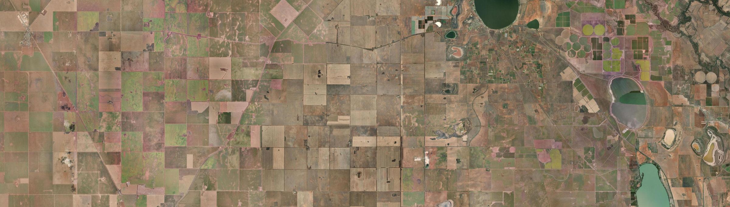 Aerial view of Kunat, VIC