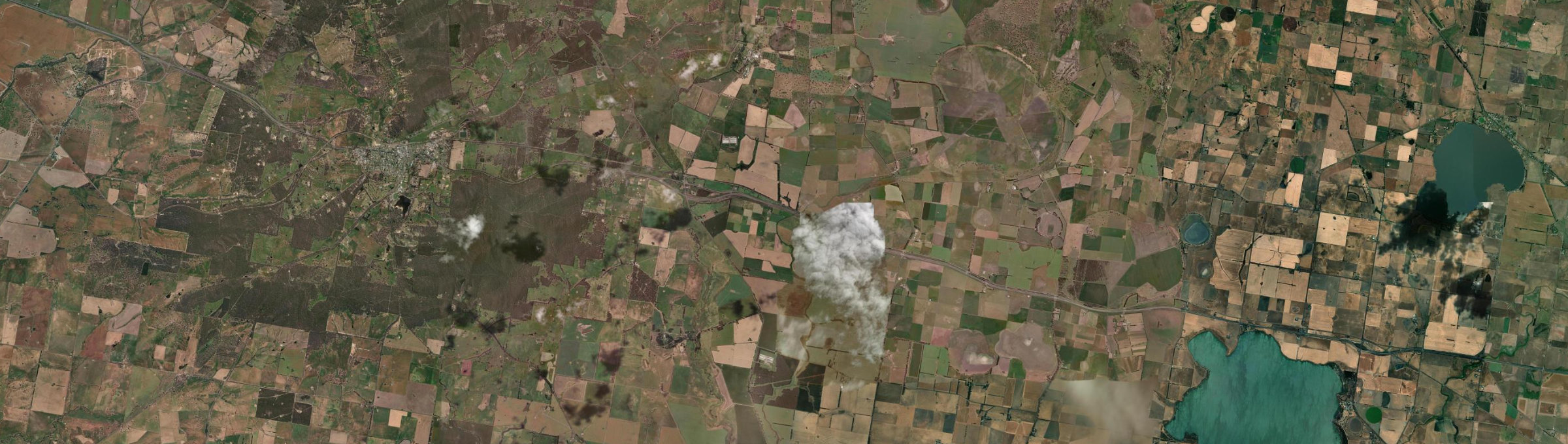 Aerial view of Trawalla, VIC