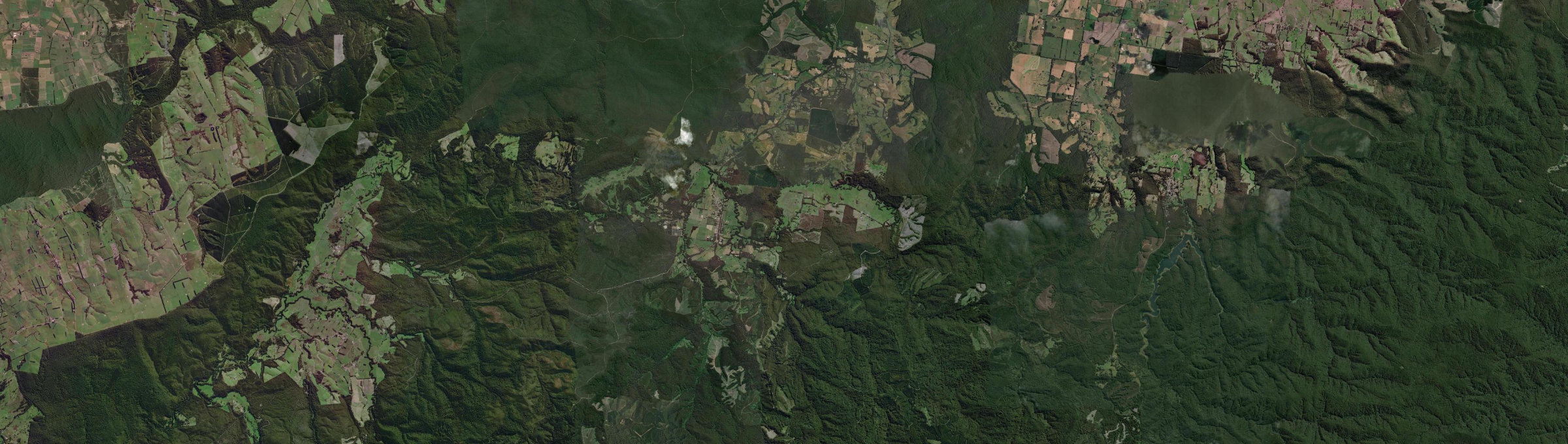 Aerial view of Gellibrand, VIC