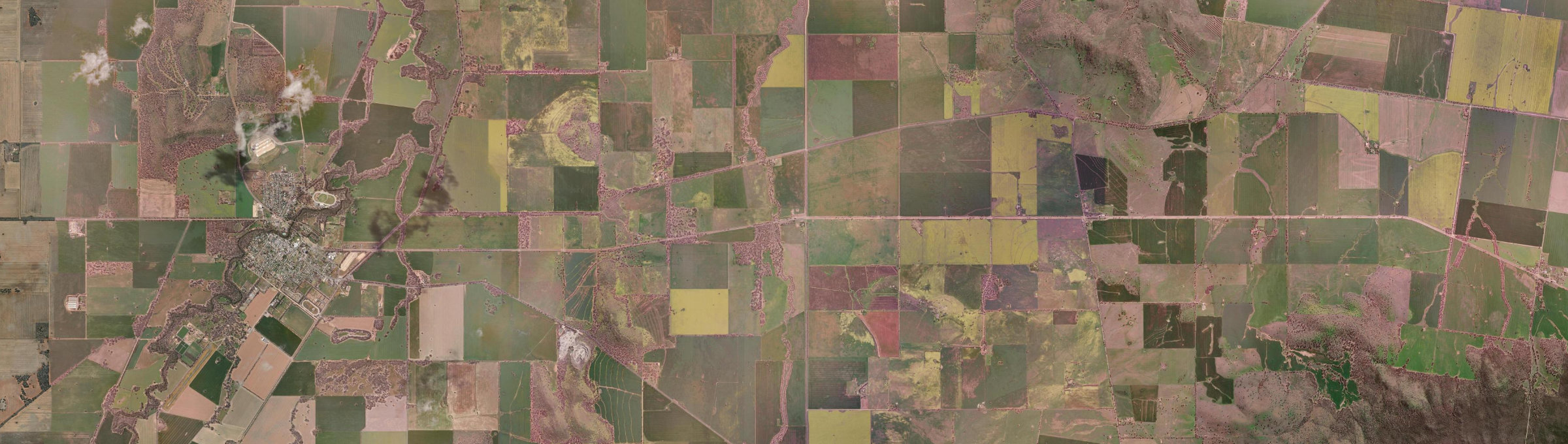 Aerial view of Barrakee, VIC