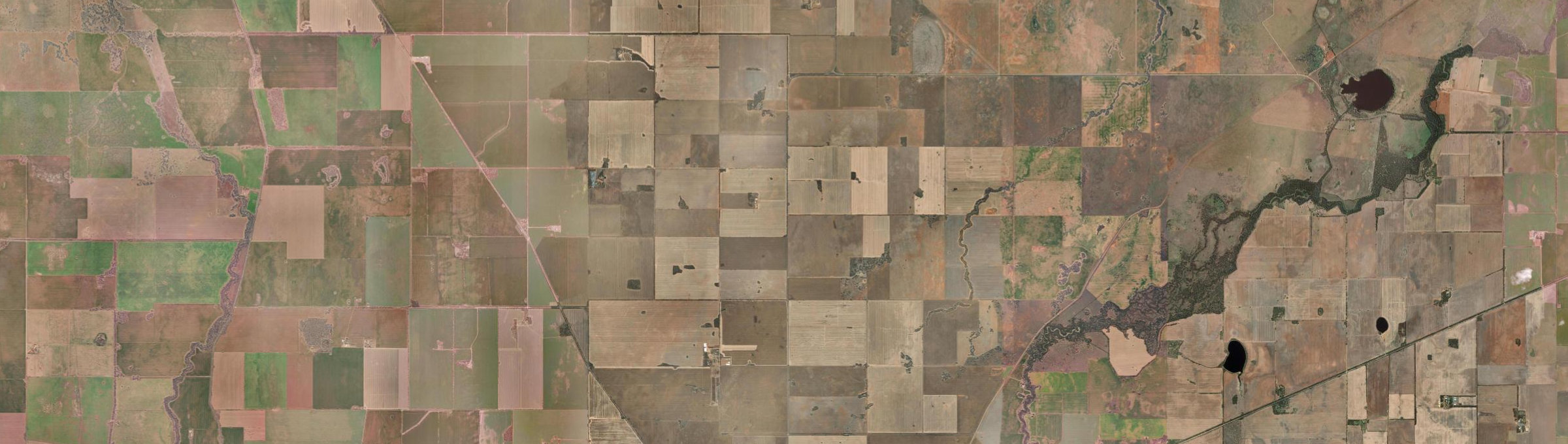 Aerial view of Cannie, VIC
