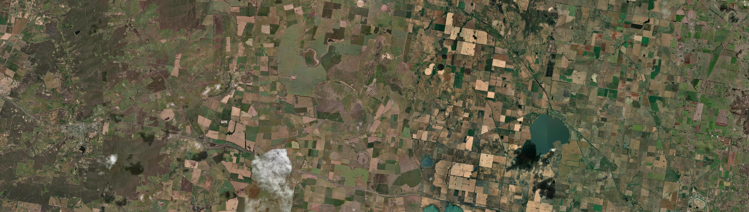 Aerial view of Ercildoune, VIC