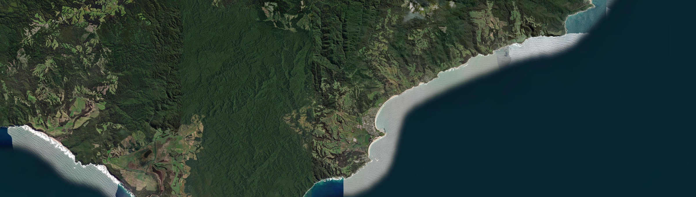 Aerial view of Apollo Bay (Vic.), VIC