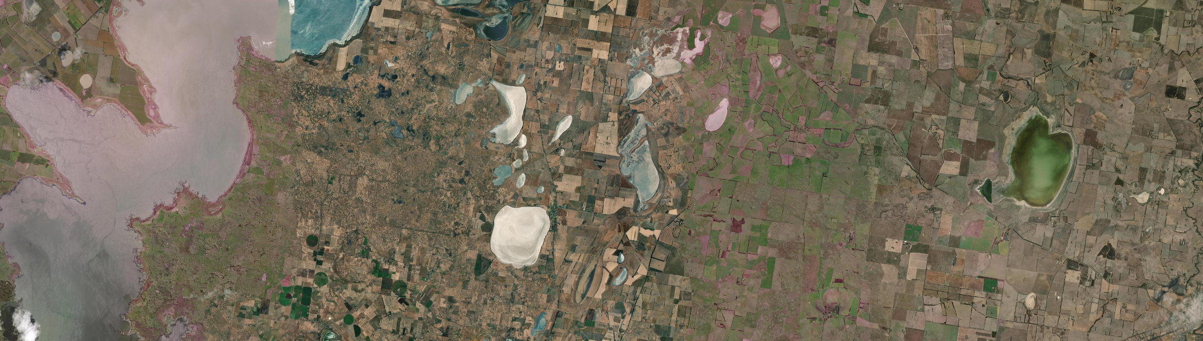 Aerial view of Beeac, VIC