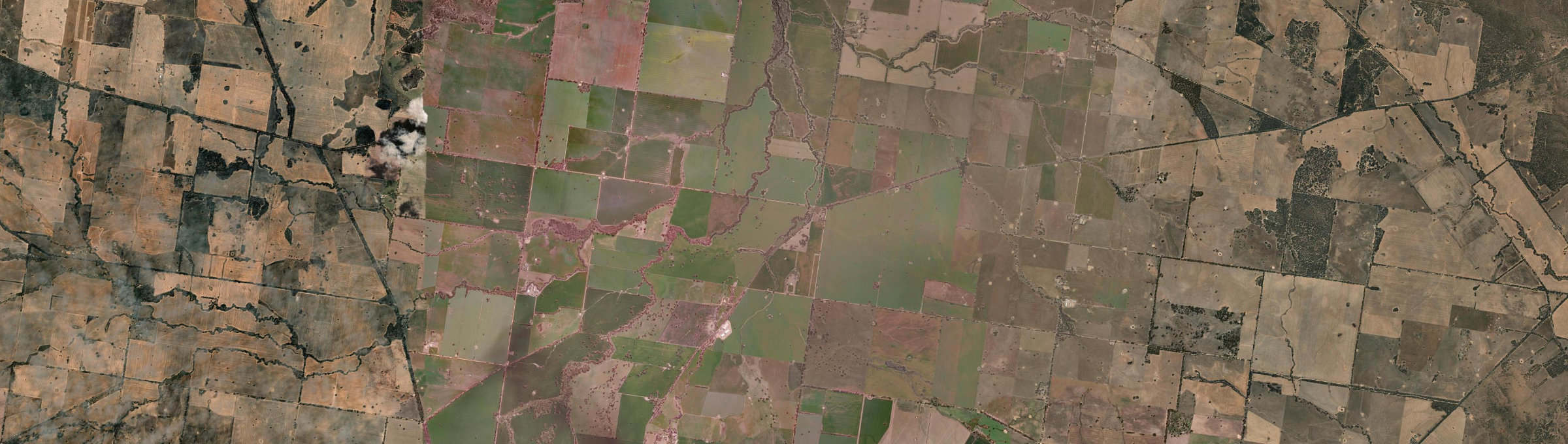 Aerial view of Archdale Junction, VIC