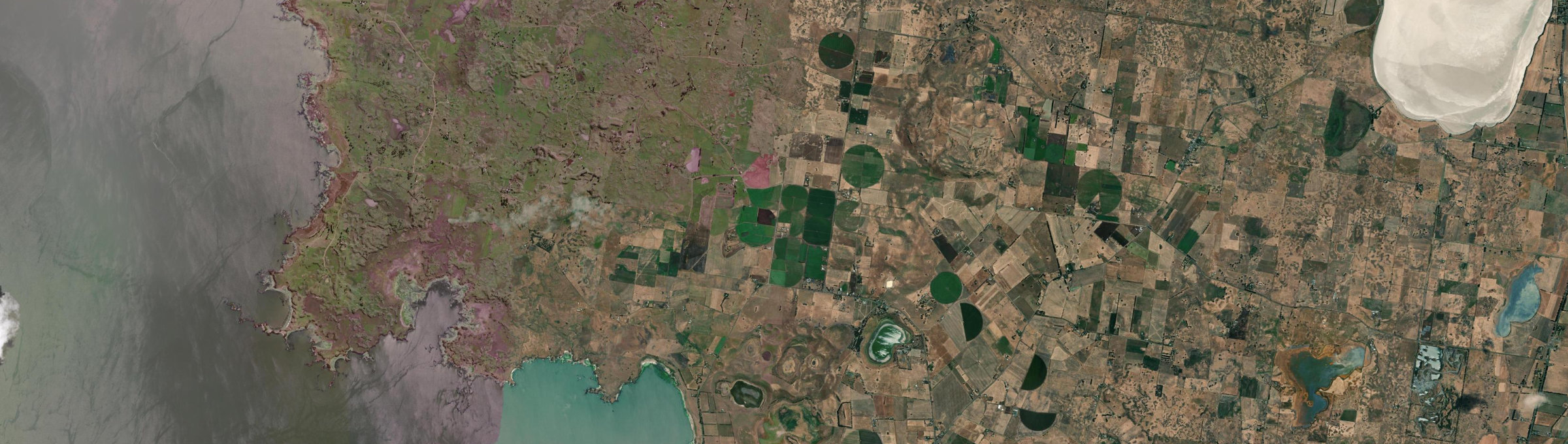 Aerial view of Alvie, VIC
