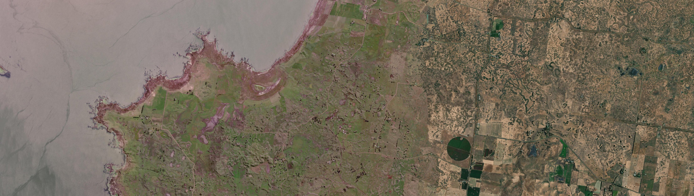 Aerial view of Dreeite South, VIC