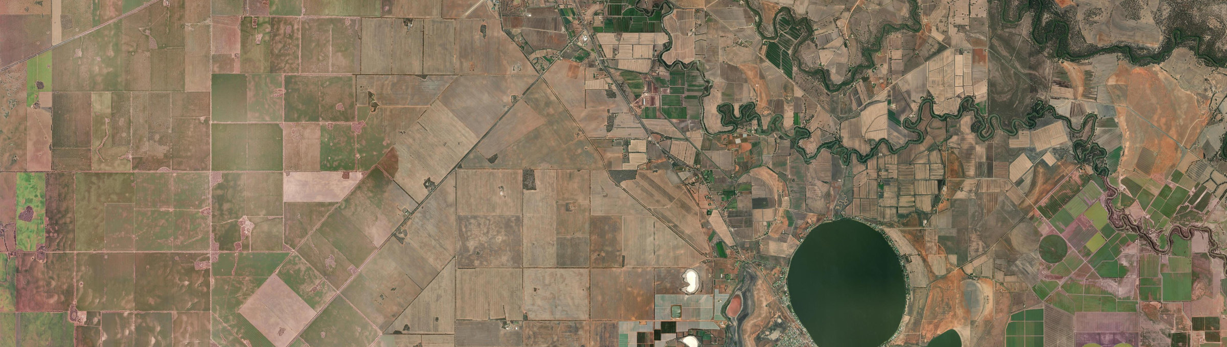 Aerial view of Castle Donnington, VIC