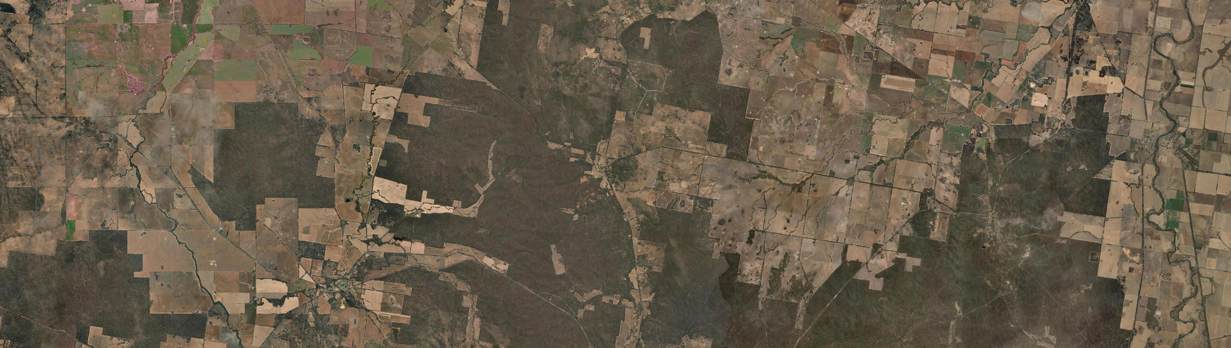 Aerial view of Moliagul, VIC