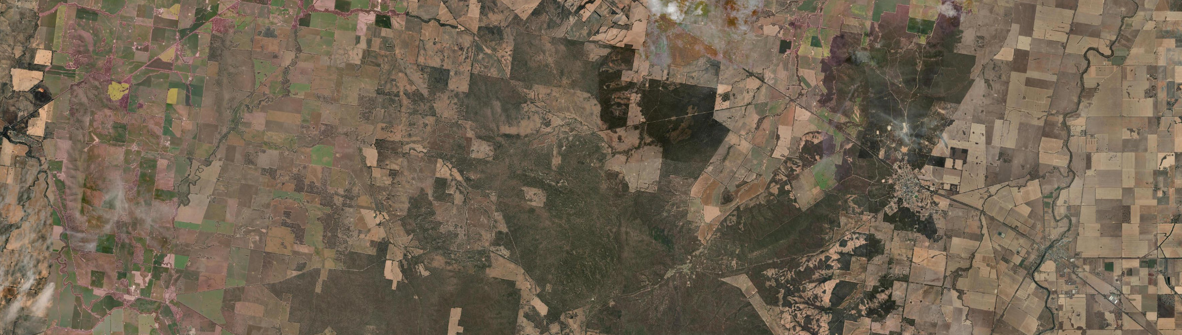 Aerial view of Brenanah, VIC