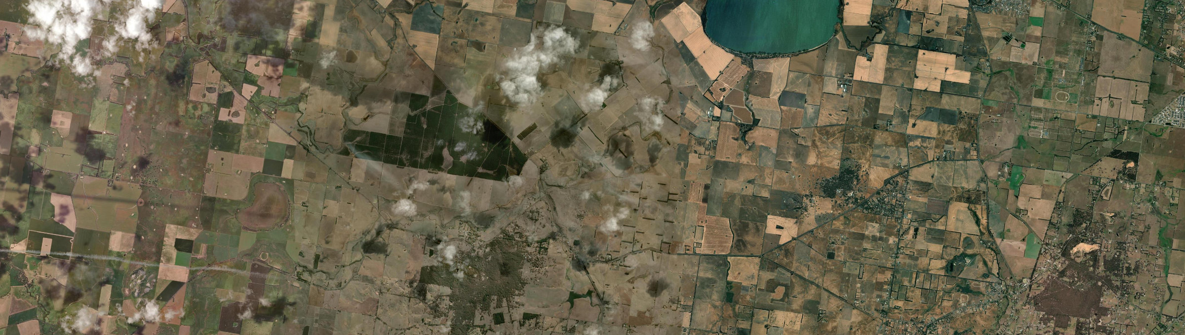 Aerial view of Carngham, VIC
