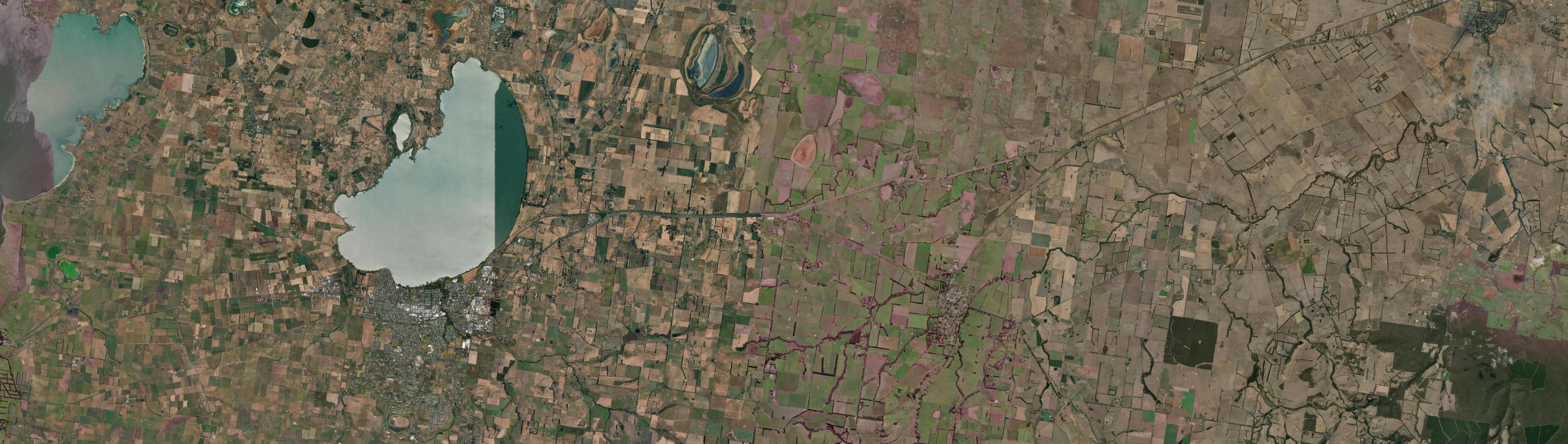 Aerial view of Warncoort, VIC