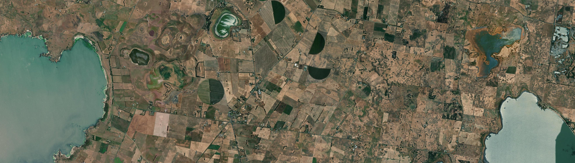 Aerial view of Coragulac, VIC