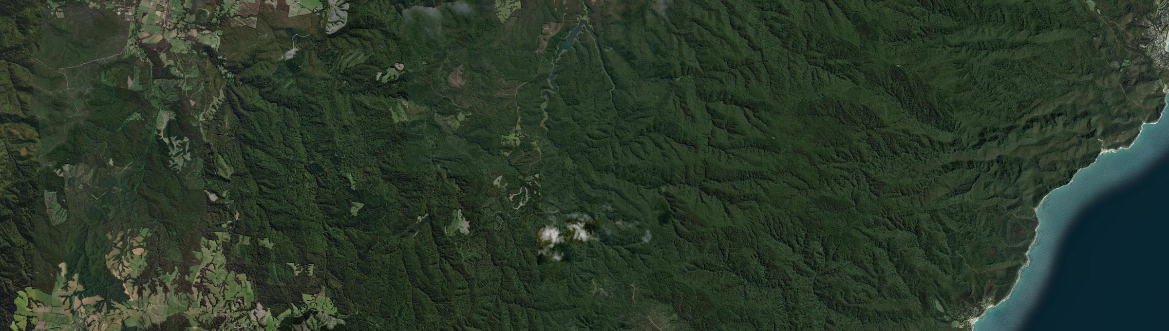 Aerial view of Barramunga, VIC