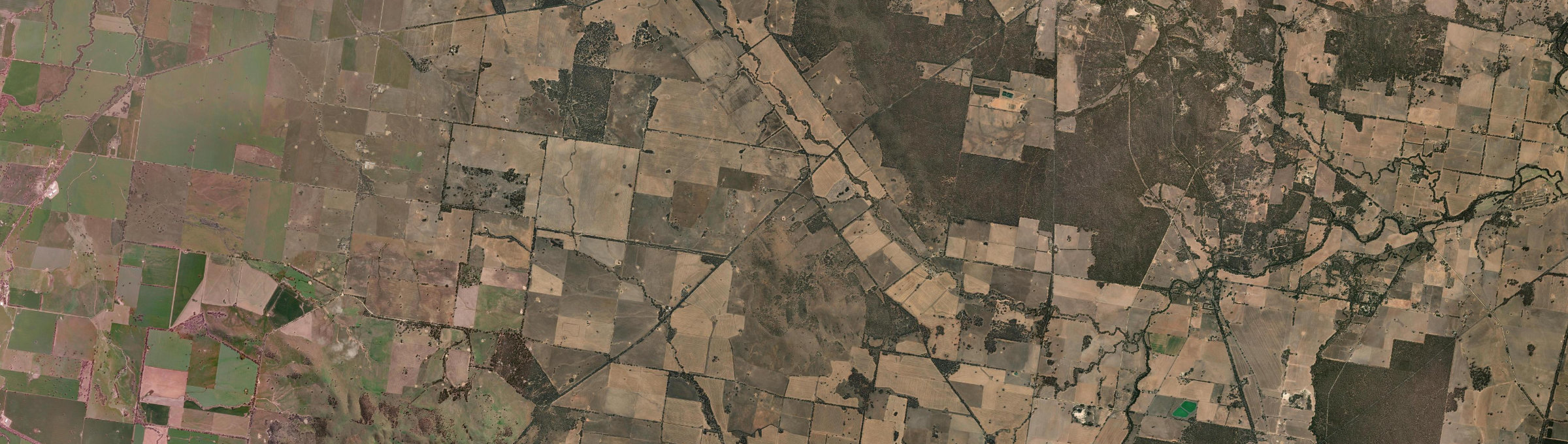 Aerial view of Mount Hooghly, VIC