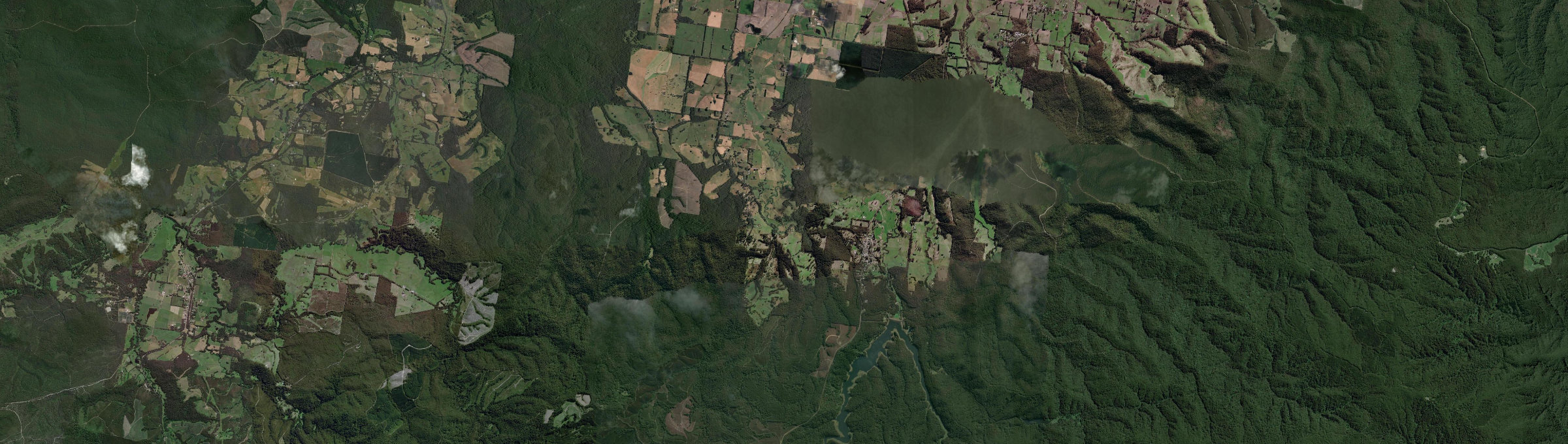 Aerial view of Forrest (Vic.), VIC