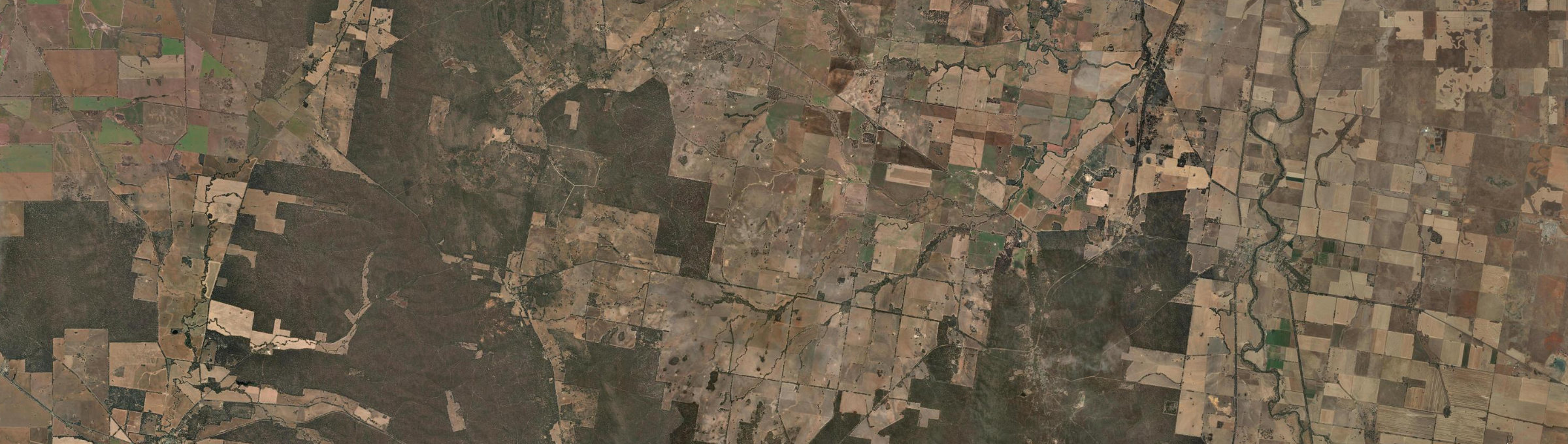 Aerial view of Murphys Creek (Vic.), VIC