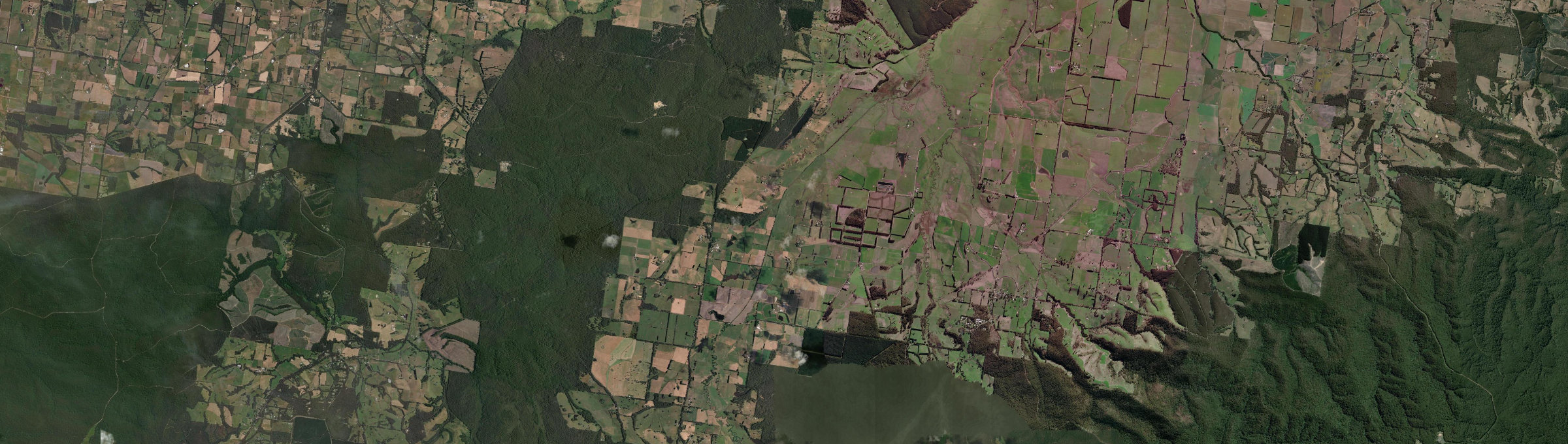 Aerial view of Gerangamete, VIC