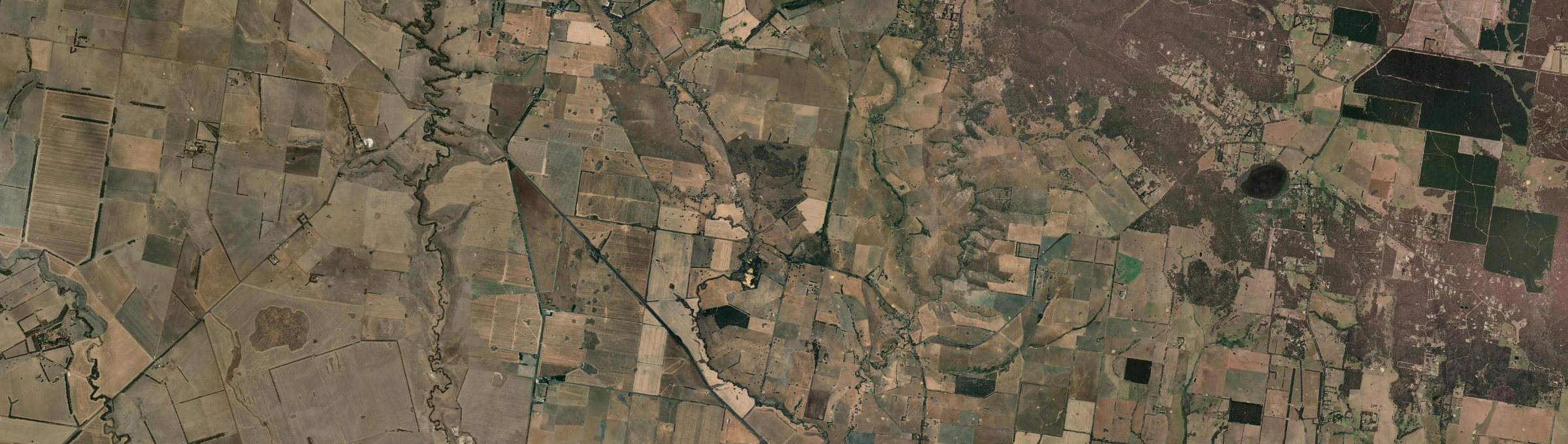 Aerial view of Illabarook, VIC