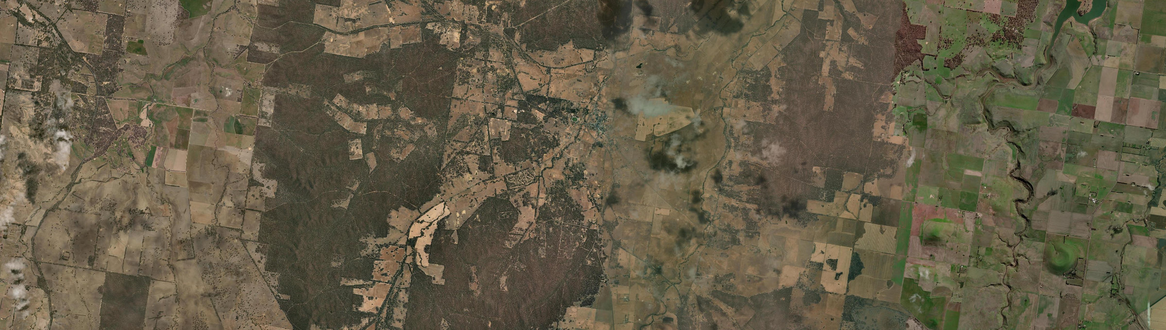 Aerial view of Talbot (Vic.), VIC