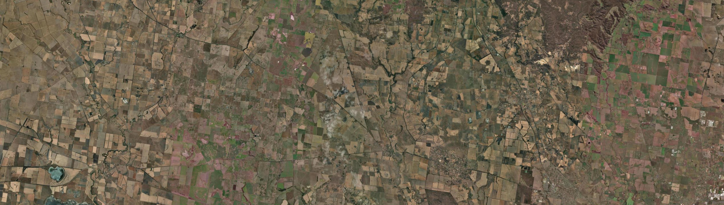 Aerial view of Shelford, VIC
