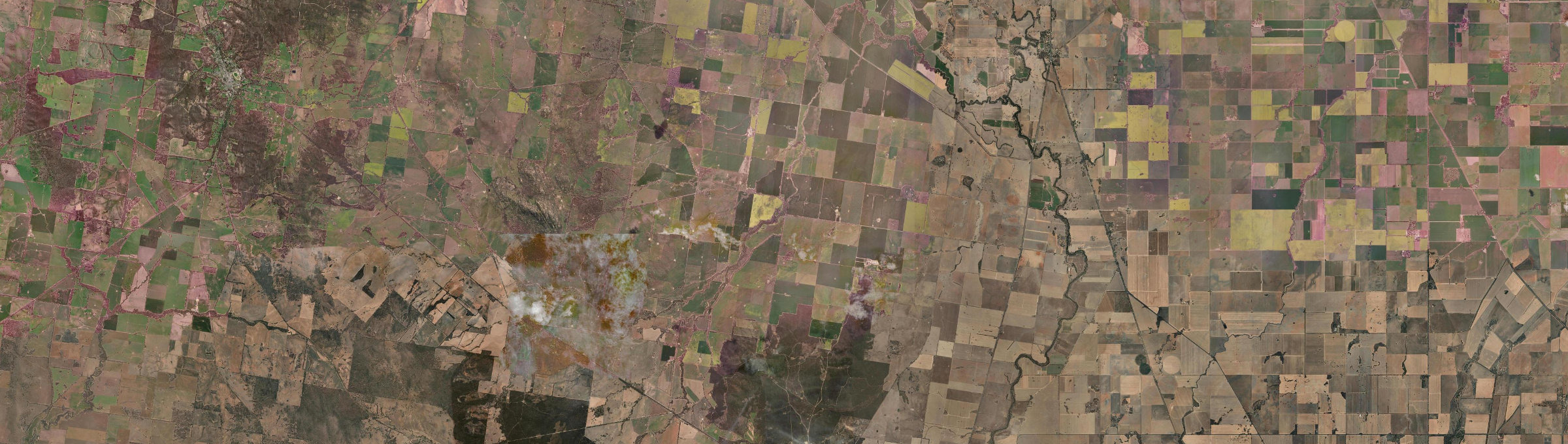 Aerial view of Powlett Plains, VIC