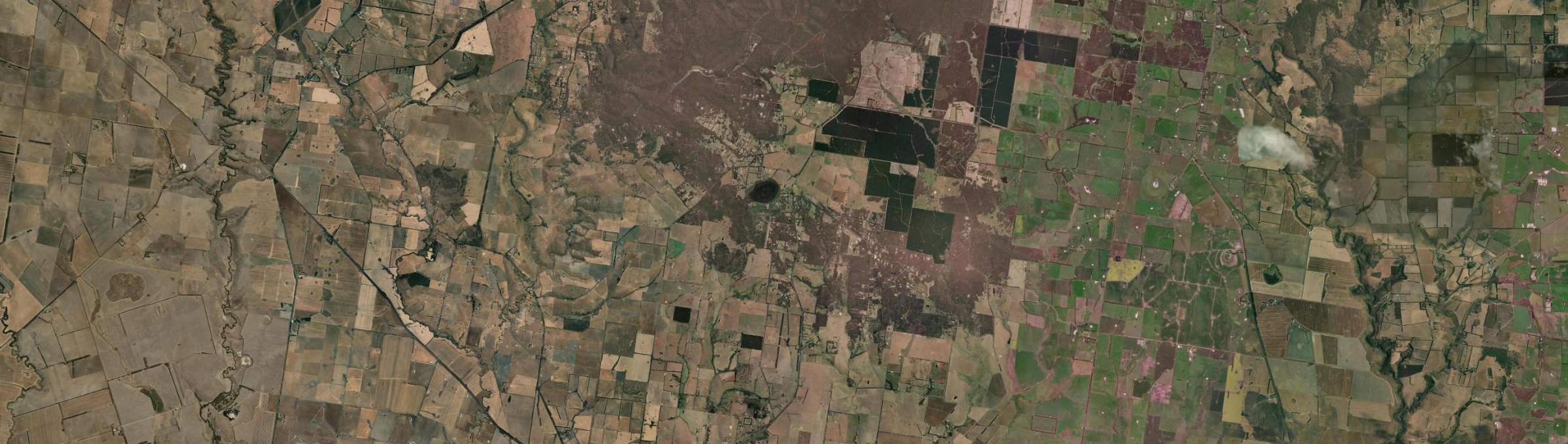 Aerial view of Dereel, VIC