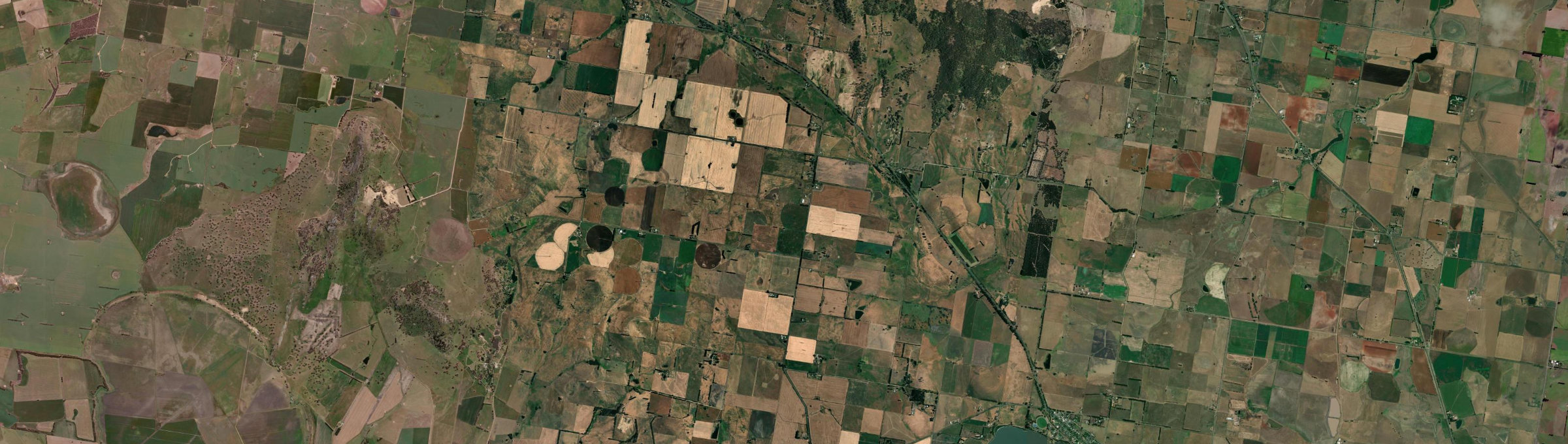 Aerial view of Addington, VIC