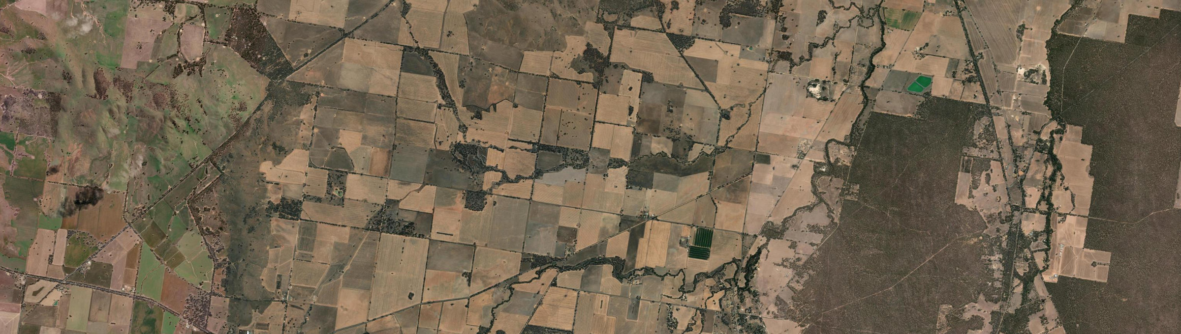 Aerial view of Timor West, VIC