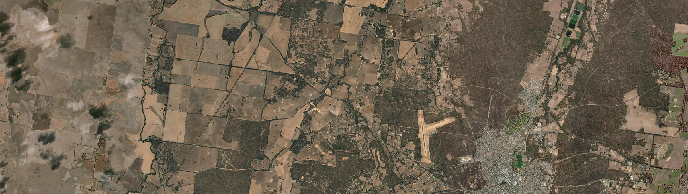 Aerial view of Alma (Vic.), VIC