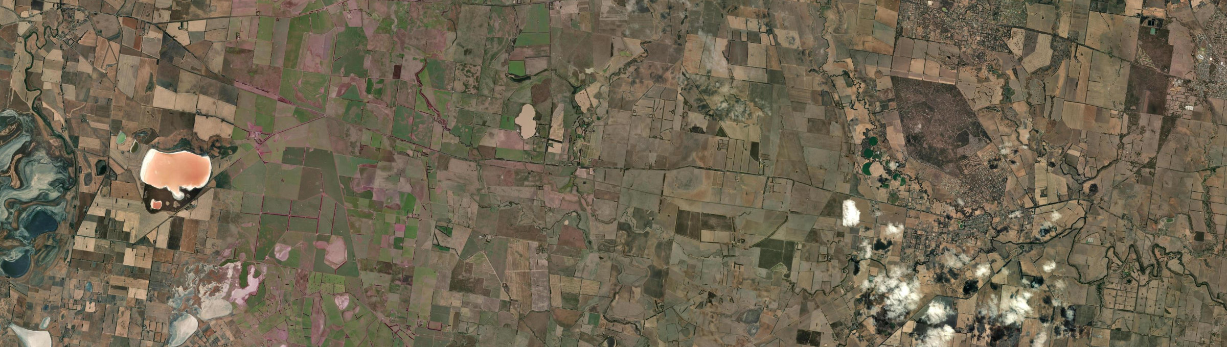 Aerial view of Hesse, VIC
