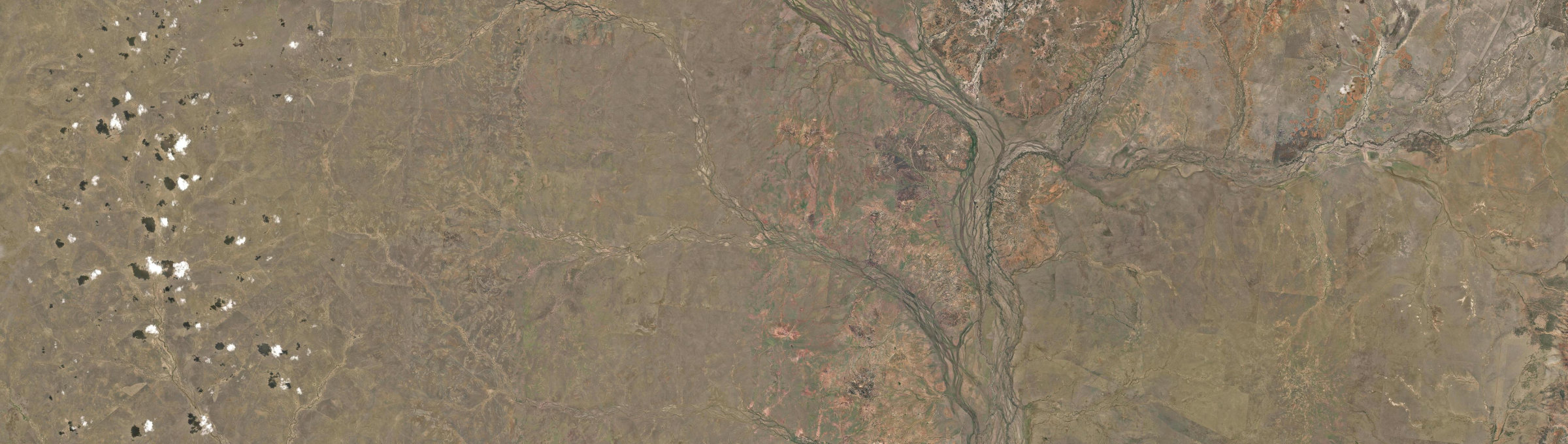 Aerial view of Muttaburra, QLD