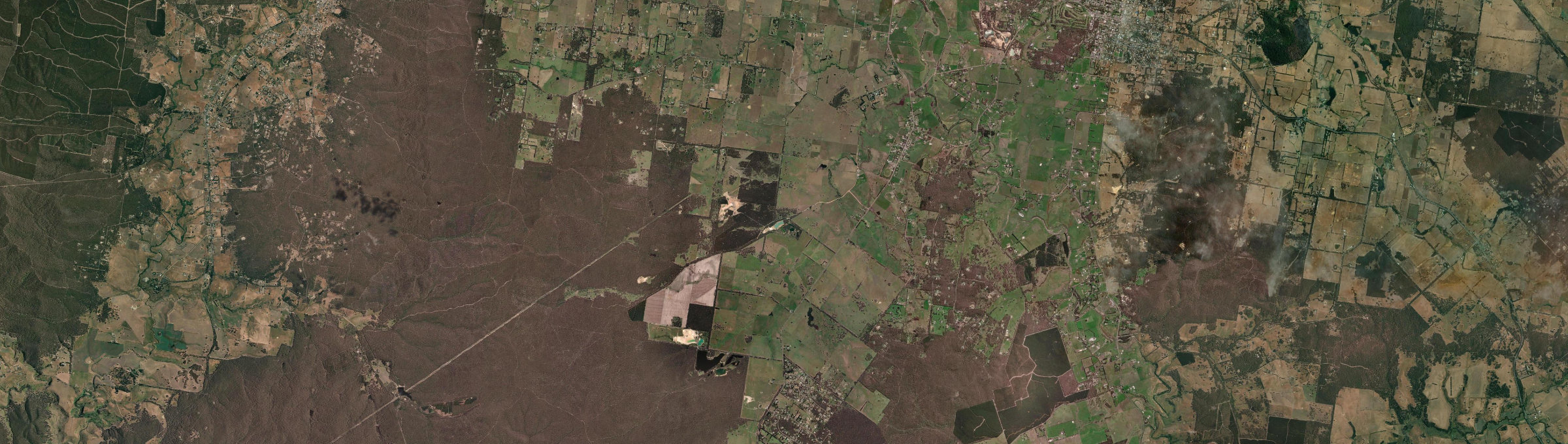 Aerial view of Napoleons, VIC