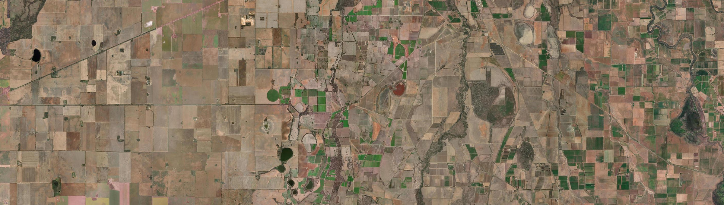 Aerial view of Dingwall, VIC