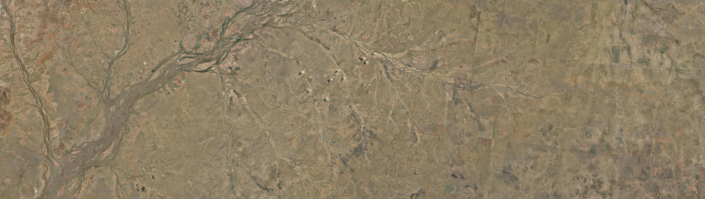 Aerial view of Ilfracombe, QLD