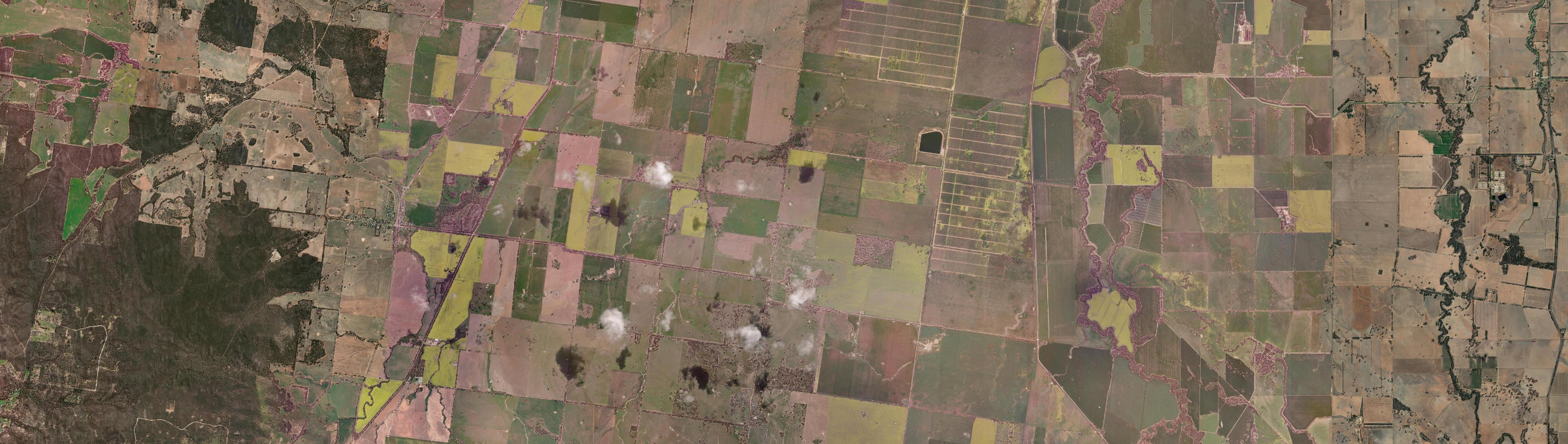 Aerial view of Kinypanial, VIC